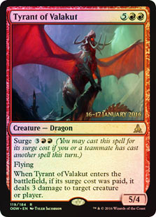 (Promo-Prerelease)Tyrant of Valakut/ヴァラクートの暴君